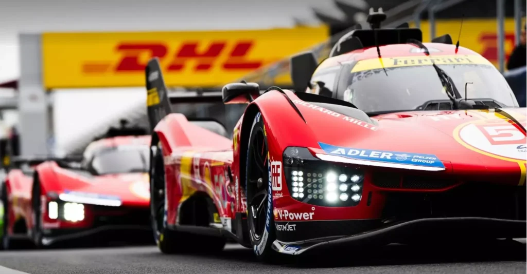 Hypercar no circuito do WEC em Interlagos.